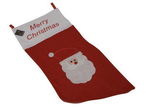 'GIANT FELT CHRISTMAS / XMAS SANTA STOCKING 82CM X 57CM WITH SANTA FACE AND ' ...'||'. '||'K451901'
