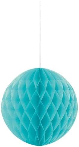 Teal Honeycomb Ball 20cm - Unique Party Decor UNI47169