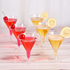 ALL SEASONS CLEAR PLASTIC MARTINI GLASSES 200ML 6/PK. Z60396