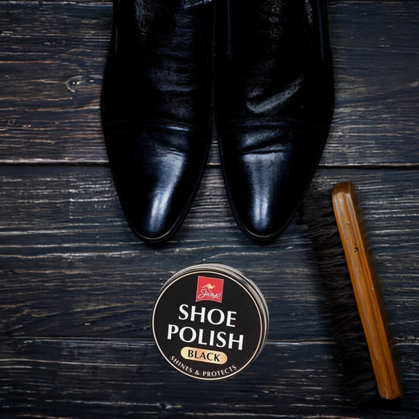 Black Shoe Polish 80g - Jump KC2702-36 for Shiny Shoes