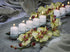 PACK OF 10 WHITE PILLAR CANDLES 40 X 90 MM. PS17915