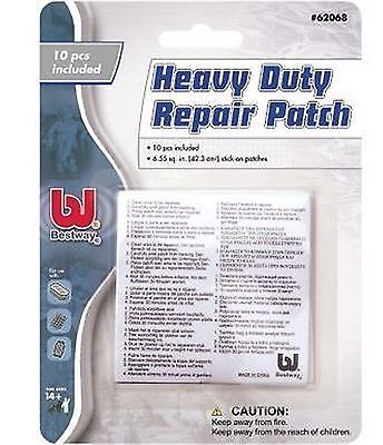 BESTWAY HEAVY DUTY REPAIR PATCH X 10 FOR INFLATABLE. BW62068