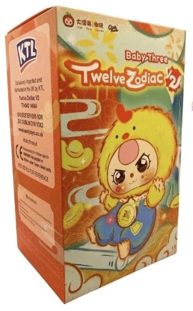 BABY THREE ASSORTED TWELVE ZODIAC. TY4542