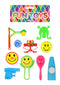 Party Bag Toys - 10 Assorted Filler Items for Kids T65177