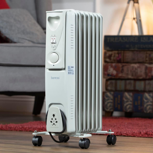 DAEWOO OIL FILLED PORTABLE RADIATOR / HEATER 1500W. HEA1130GE