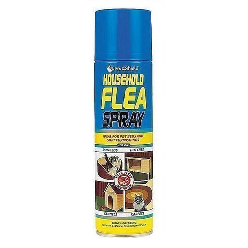 Flea Spray Aerosol - PESTSHIELD Household Flea Control 200ml