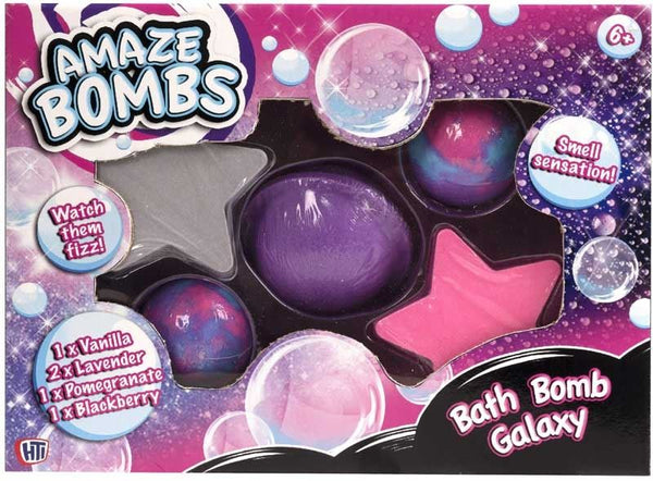 Galaxy Bath Bombs - Amaze Bombs Bath Set 5/Pk | 1374601