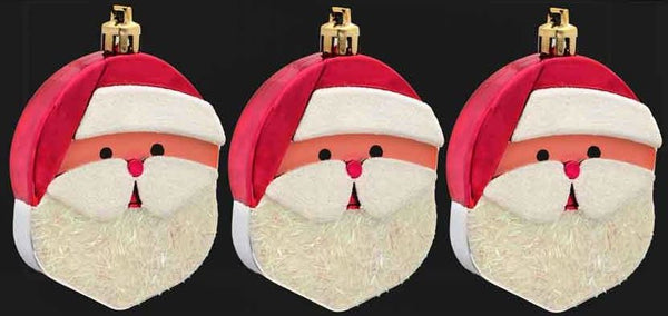 SANTA FACE DECORATIONS. 54734