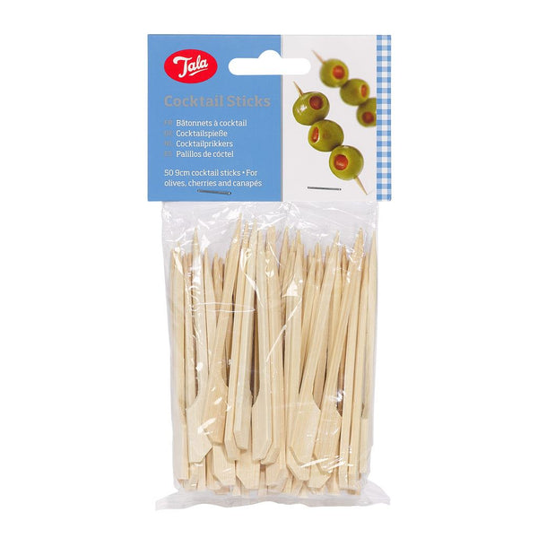 Bamboo Cocktail Sticks - TALA 50 Pack 10A10507