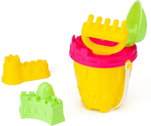 YELLO CASTLE BEACH BUCKET SET 6PCS. BU1315