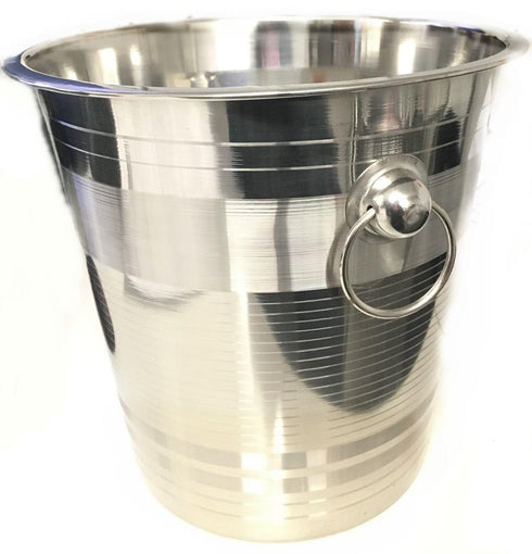 CHAMPAGNE WINE ICE STEEL BUCKET 21CM. TS33556-1