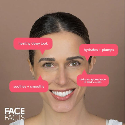 FACE FACTS TARGET DARK CIRCLES EYE GEL PATCHES - CHAMOMILE & GINSENG. 82169-150