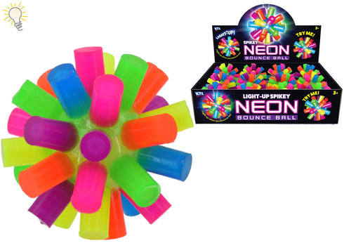 LIGHT UP SPIKEY DIGIT BALL 75MM. TY2518