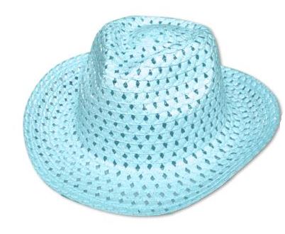 EASTER PARTY COWBOY HAT - ASSORTED COLOUR. DP06289WHITE