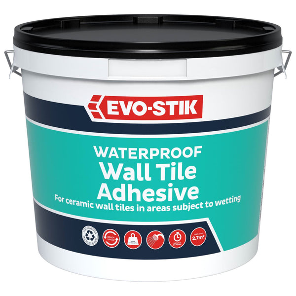 Waterproof Tile Adhesive - EVO-STIK Ceramic Wall 2.5L 30812631