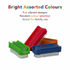 APOLLO PLASTIC SPLASH NAIL BRUSH ASSORTED COLOUR. AP1850