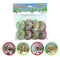 CHRISTMAS SPINNING TOPS PARTY STOCKING FILLER TOYS 8/PK. PL396265