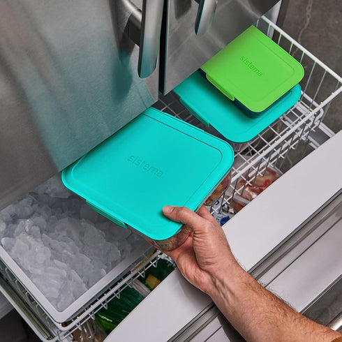 SISTEMA NEST IT MEAL PREP 3 COMPARTMENTS CONTAINERS 1900ML 5/PK. SIS59175