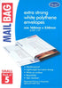 White Mail Bags - Small Polythene Mailing Solution 5/Pack
