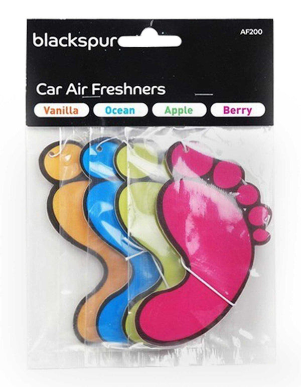 Funky Car Air Fresheners - Vibrant 4 Pack F20446