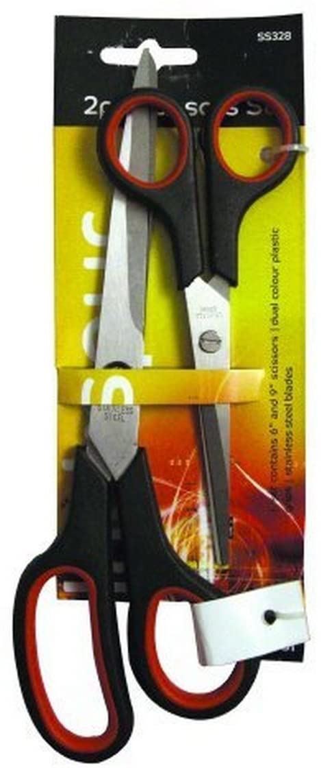 Blackspur Scissors Set 2/PK SS328 | Premium Quality Cutting Tools