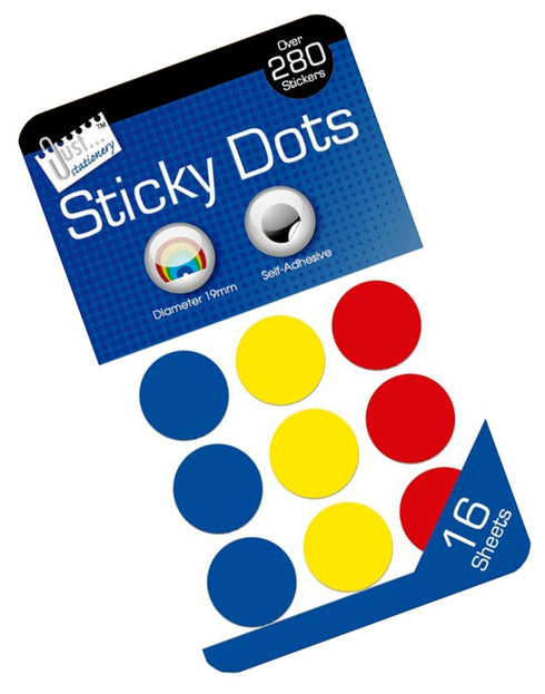 Colored Sticky Dots - TALLON 19MM 288PK 9310 | TA5931