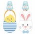 EASTER PARTY FELT TREAT BAG CHICK / BUNNY. 22332