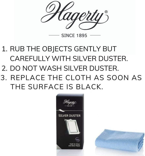 Silver Polishing Cloth - HAGERTY SILVER DUSTER 55CM X 36CM