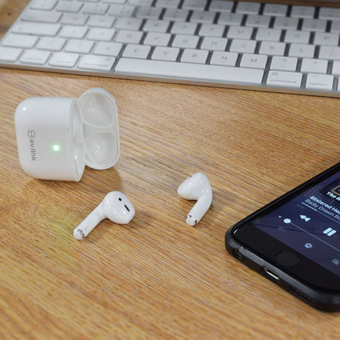 True Wireless Earphones - AV:LINK Ear Shots with Charging Case