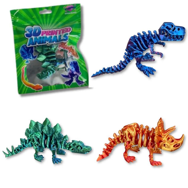 ASSORTED 3D EFFECT DINOSAURS 13CM. HU8090