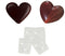 HEART SHAPE CHOCOLATE MOULD CAKE DECORATION CRAFT MOLD. PI737010