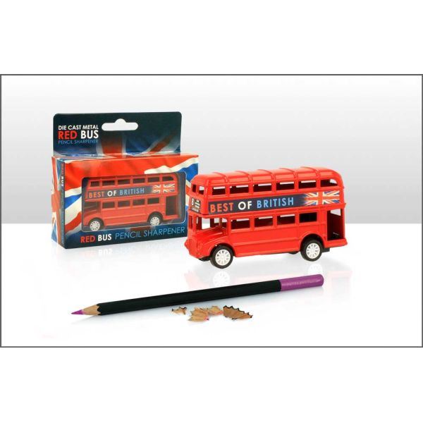 Red Bus Pencil Sharpener - Iconic London Souvenir EL53977