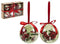 6 POLY BAUBLES POINSETTIA. PI513302