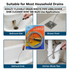3 METRE METAL BLOCKED DRAIN UNBLOCKER WASTE PIPE CLEANER. BB-DL101