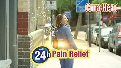 CURA HEAT BACK & SHOULDER PAIN RELIEF HEAT PATCH. 8372724