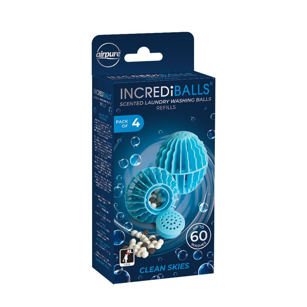 Laundry Scent Balls - AIRPURE INCREDIBALLS for Fresh Clean Skies