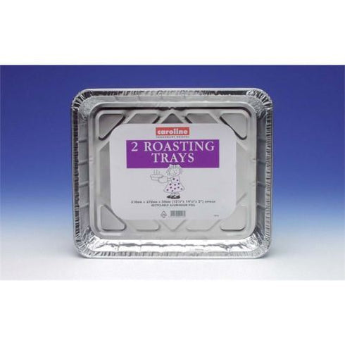 Roasting Trays Set - Caroline Oven Trays 310x370x50mm, 2 Pack