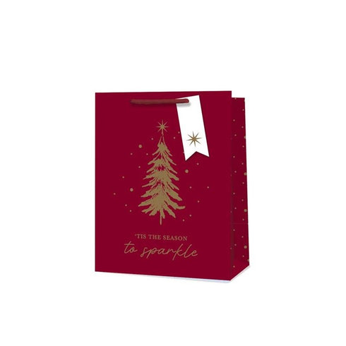 TALLON CHRISTMAS SOPHISTICATED TREE MEDIUM GIFT BAGS 23 X 18CM. TAX9294A