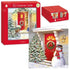 GIFTMAKER CHRISTMAS DOOR SQUARE GREETINGS CARDS 10/PK. GC816