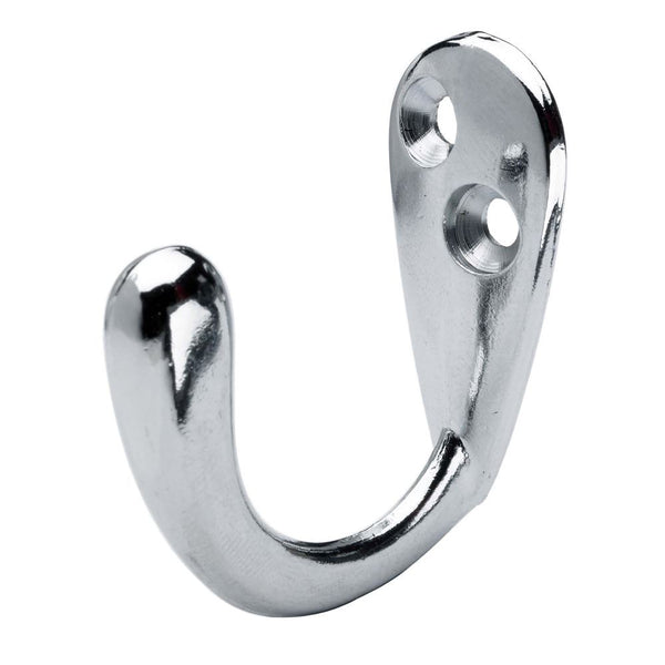 Chrome Robe Hook - STAR PACK SINGLE 72118 Chrome Plated