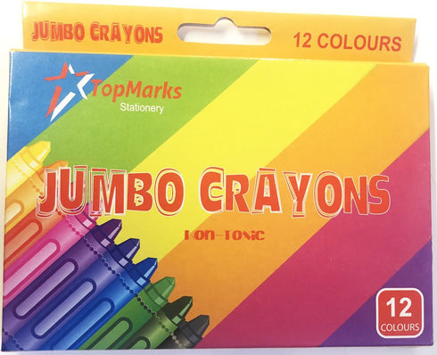 JUMBO CRAYONS 12 PACK. SF003