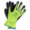 Latex Coated Gloves - AMTECH HI-VIS Work Gloves XL Size 10