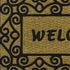 Welcome Door Mat - JVL Woven Tuffscrape Scraper 45x75cm