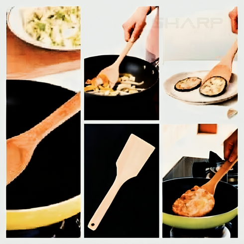 CHEF AID WOODEN UTENSILS SET 8/PCS. 61E41403