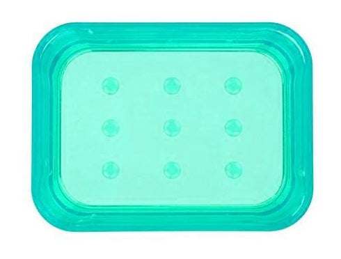 Blue Soap Dish - Durable Plastic Holder | 10F00166