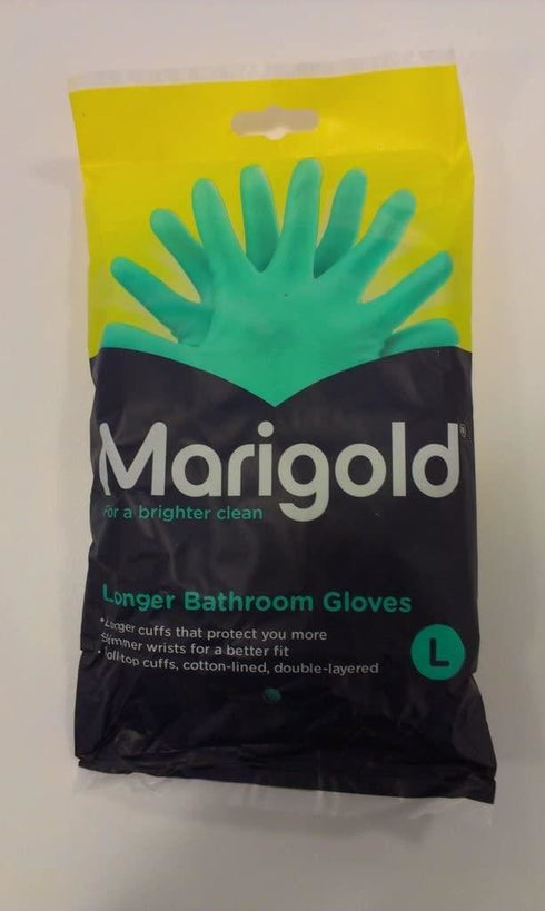 MARIGOLD LONGER BATHROOM GLOVES - LARGE. FH145410