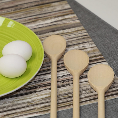 BEECH WOOD SPOON 14 INCH. 9094