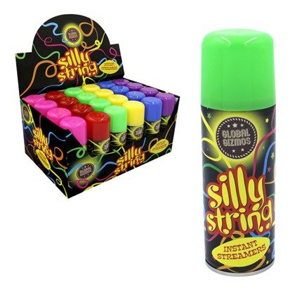 GLOBAL GIZMOS PARTY SILLY STRING SPRAY 250ML. BML73280