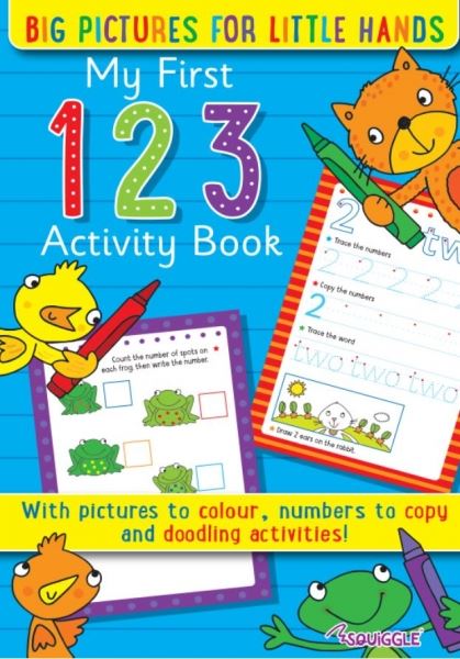 MY FIRST A4 LEARN TO WRITE ABC/123/SHAPES ACTVITY BOOK. P2831