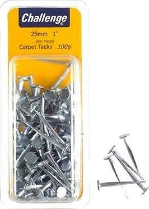Carpet Tacks 25mm - Zinc Plated, High-Quality FS40211